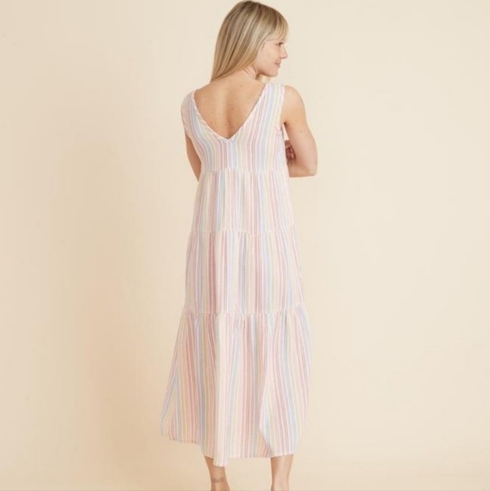 MARINE layer Corinne Maxi Dress - Picture 2 of 7